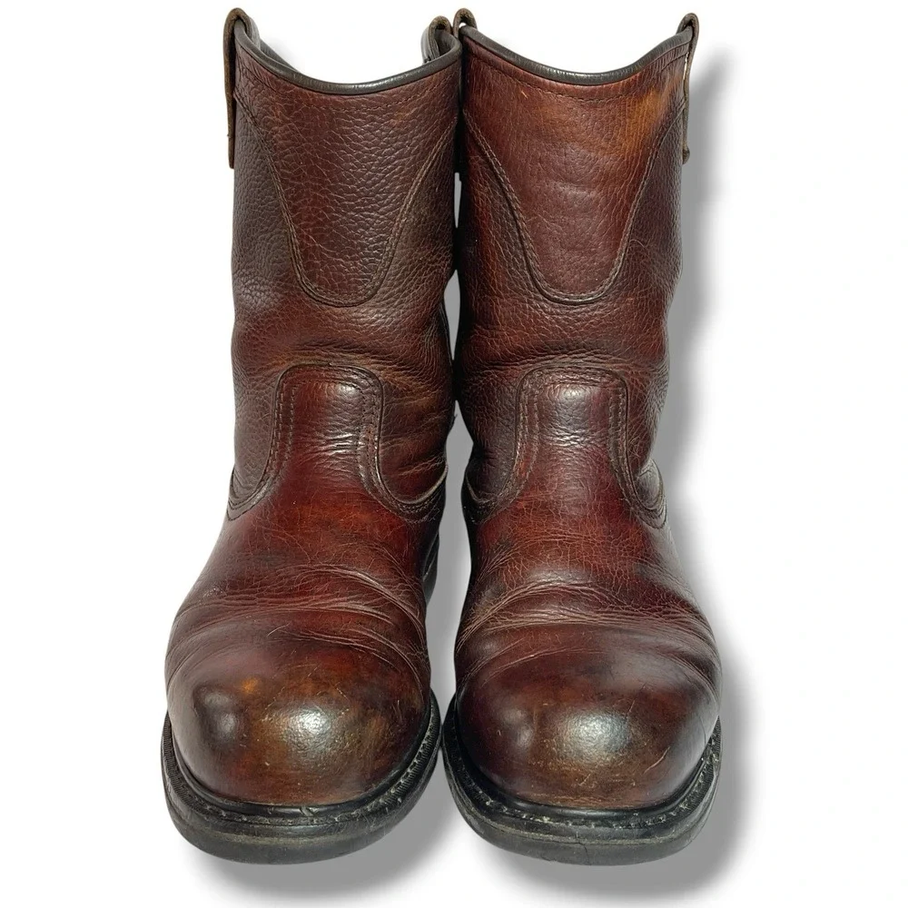 Red Wing Men's Leather  Boots  Style No. 5763 EH Sz. 11.5 M Worn In -Solid Boots
